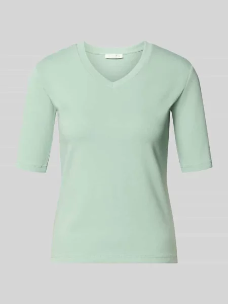 T-shirt z dekoltem w serek Christian Berg Woman
