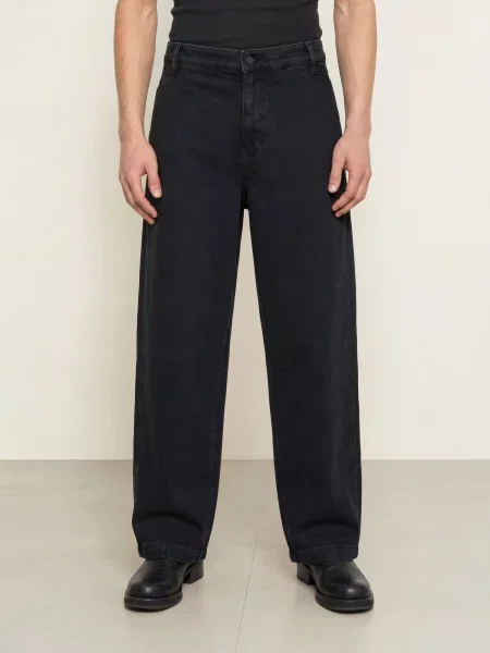 Allsaints Džíny Raafi Regular Fit washed black černé