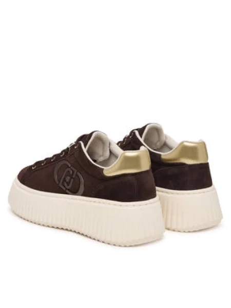 Liu Jo ELODIE 01 sneakers dámske semišové hnedá