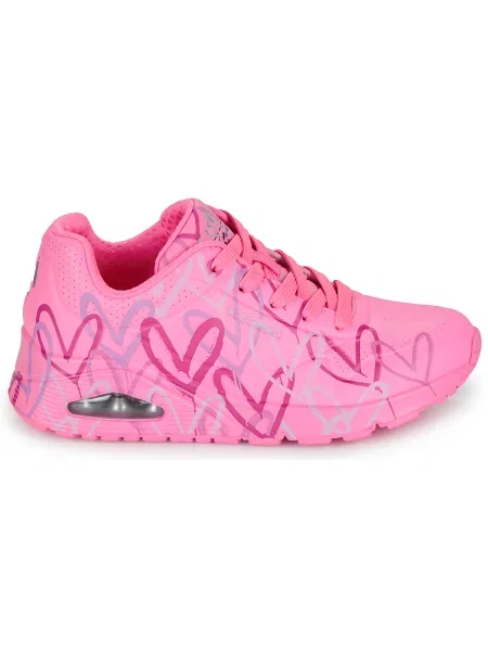 Pantofi Skechers roz