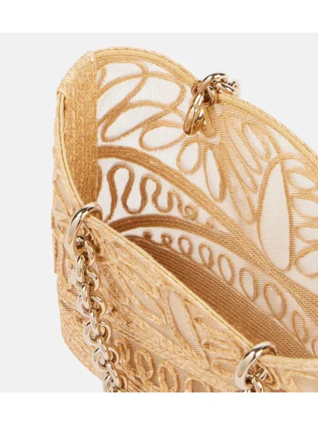Geantă Aquazzura auriu