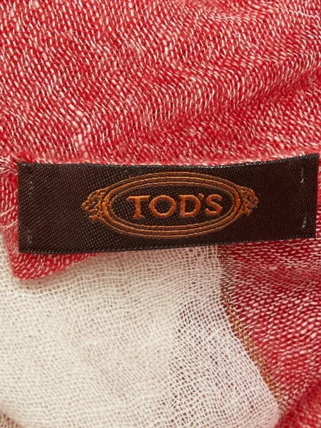 Fular Tod's cu dungi roșu