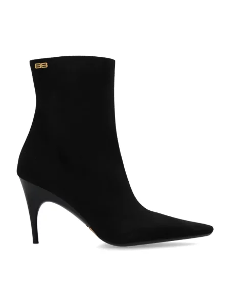 Botki Balenciaga zamszowe czarne