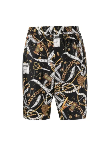 Bermudy Moschino z nadrukiem