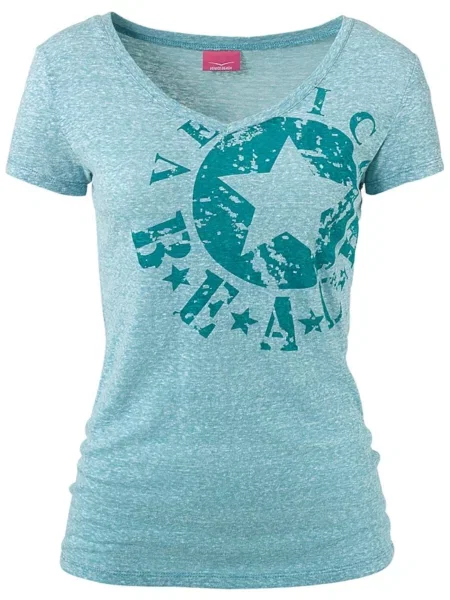 VENICE BEACH Tricou jad verde