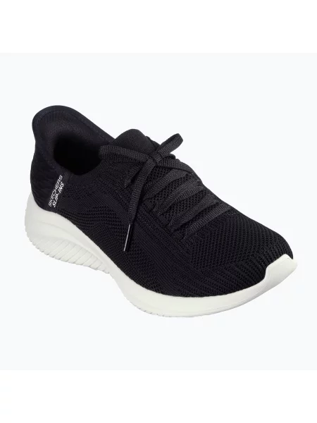 Buty SKECHERS Ultra Flex Brilliant Path black/white białe