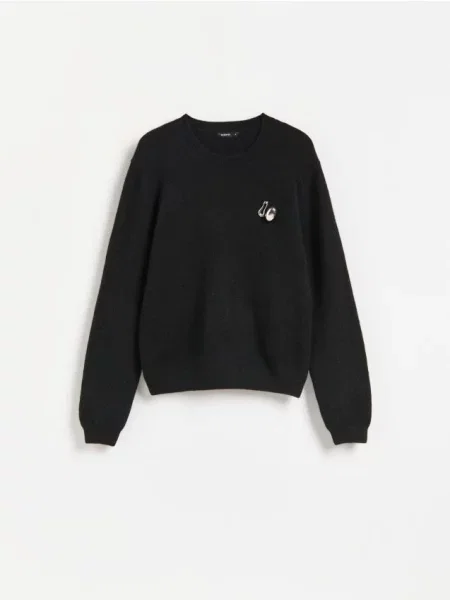 Pulover Reserved negru
