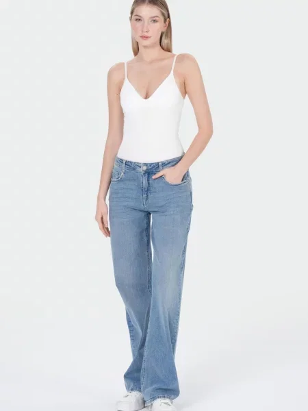 M.O.D MIRACLE OF DENIM Jeans deschis albastru