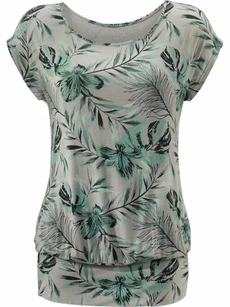 LASCANA Tricou / verde bej