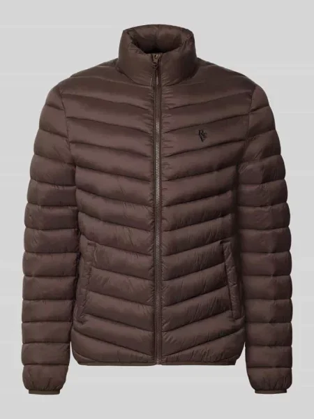 Kurtka pikowana o kroju regular fit z wyhaftowanym logo Review
