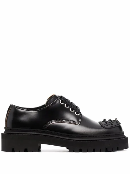 Pantofi Camperlab din piele cu tepi negru