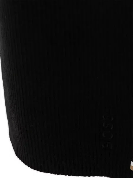 Fular Boss tricotate negru