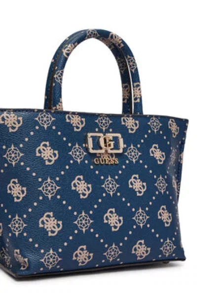 Kabelka Guess Emelie Logo Mini Tmavomodrá