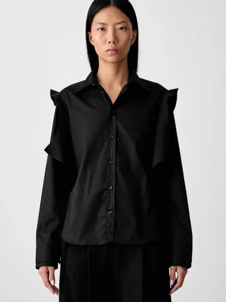 Vetements Double Sleeve Reconstructed cămașă din pentru femei