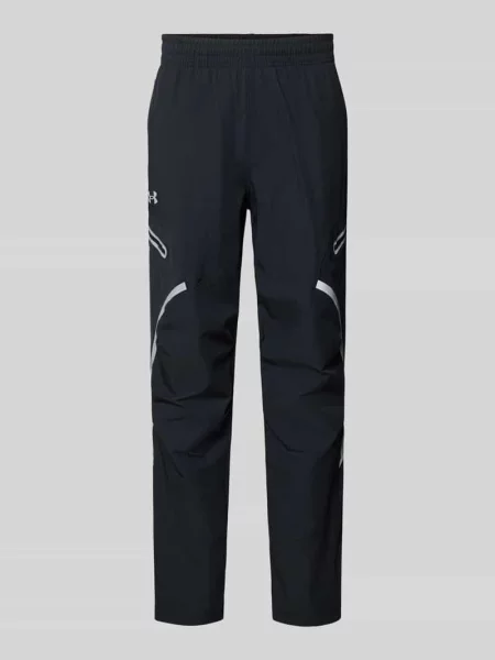 Spodnie dresowe o kroju regular fit z nadrukiem z logo Model Unstoppable' Under Armour czarny