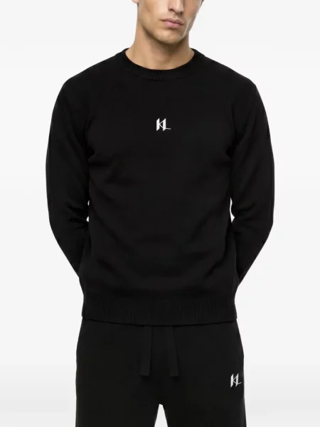 Риза Karl Lagerfeld бродирана черно