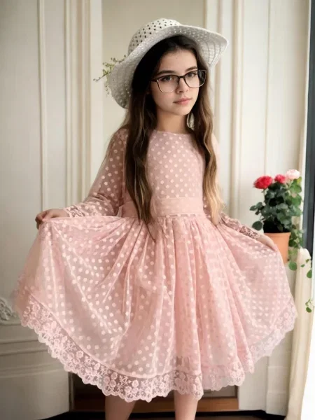 Rochie copii Dewberry roz