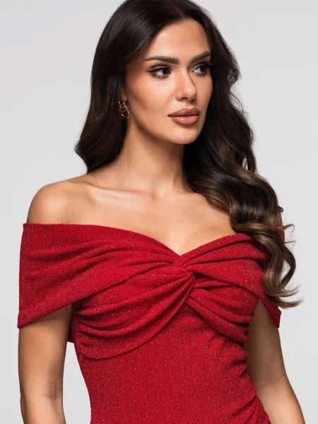 Rochie de seară Edoti roșu
