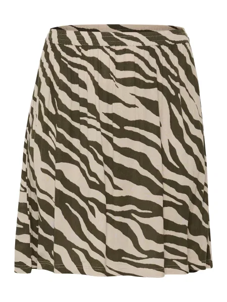 KAFFE CURVE Sukňa Mariti piesková zelená