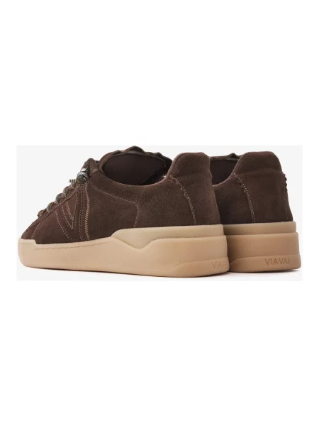 Sneakersy Via Vai zamszowe brązowe