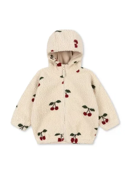Konges Sløjd куртка дитяча JODY TEDDY HOODIE GRS