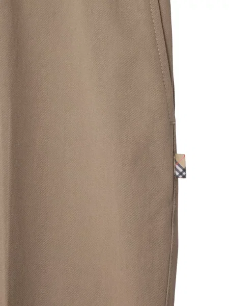Pantaloni Burberry maro