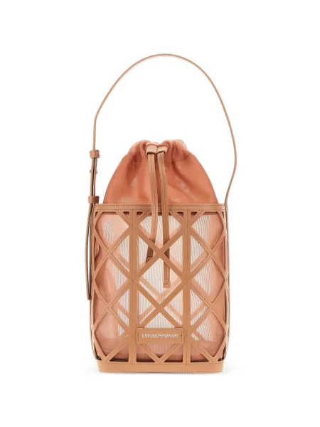Torbica bucket Emporio Armani narančasta