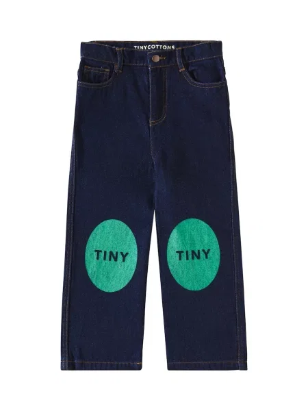 Τζιν με ίσιο πόδι Tinycottons μπλε