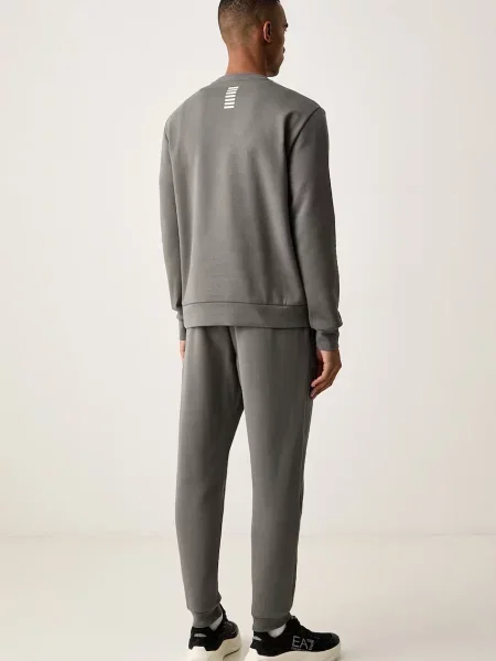Emporio Armani komplet dresowy z bawełną szary