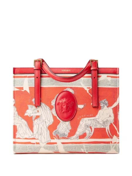 Shopper kabelka Versace červená