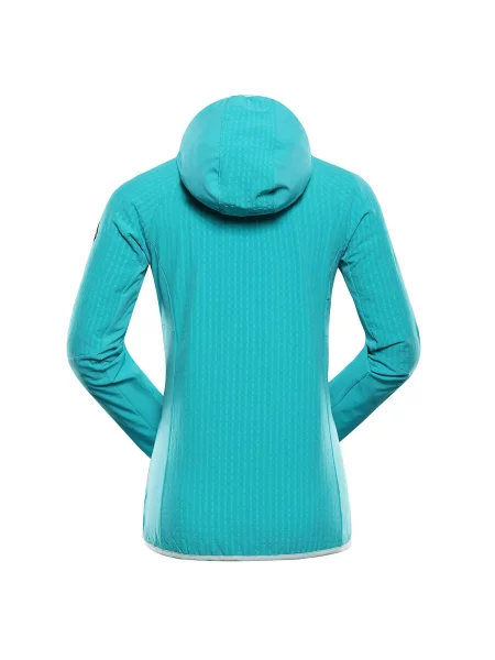 Bluza polarowa z kapturem Alpine Pro Hurama niebieska