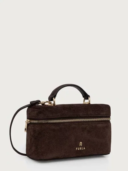 Furla сумка крос-боді замшева Camelia Micro