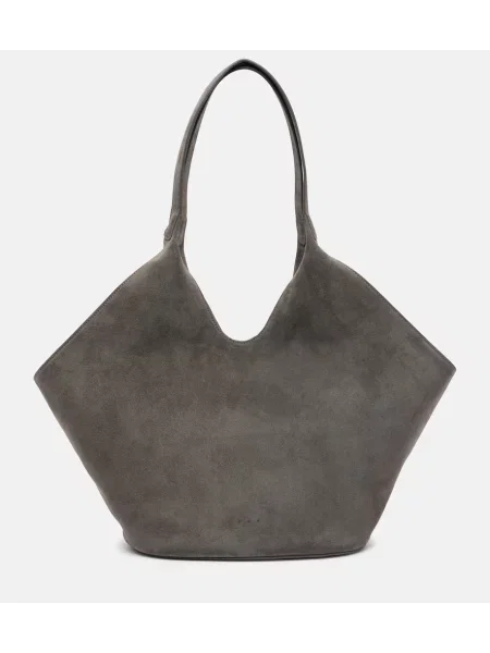 Duża torebka Aesther Ekme zamszowa szara