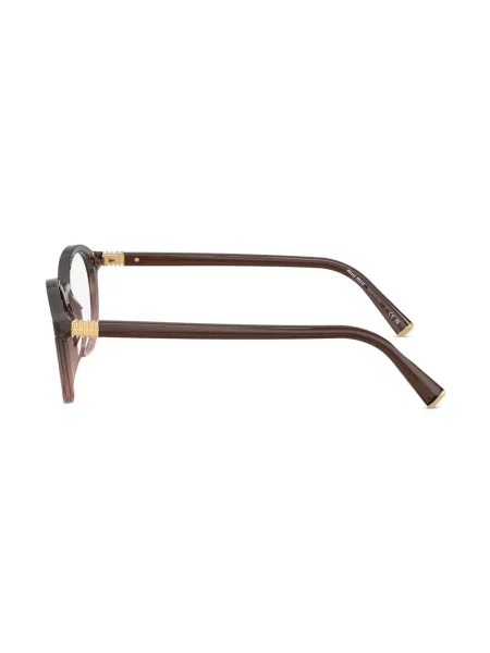Ochelari de soare rotunzi Miu Miu Eyewear roșu