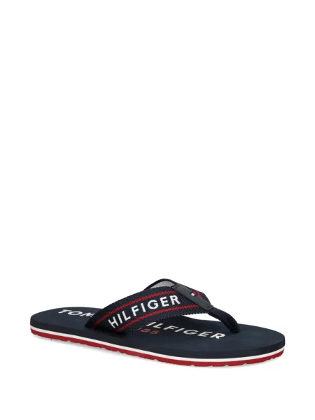 Klapki Tommy Hilfiger niebieskie
