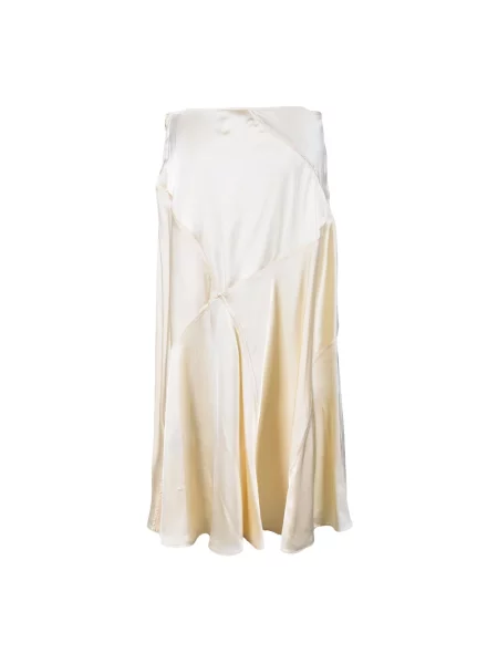 Długa spódnica maxi Jil Sander beżowa