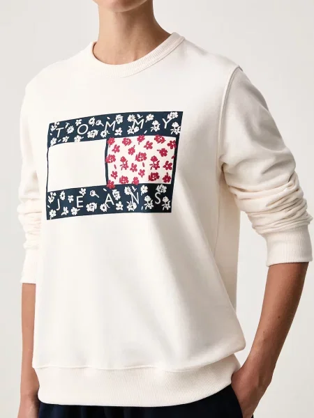 Суитчър Tommy Jeans бежово