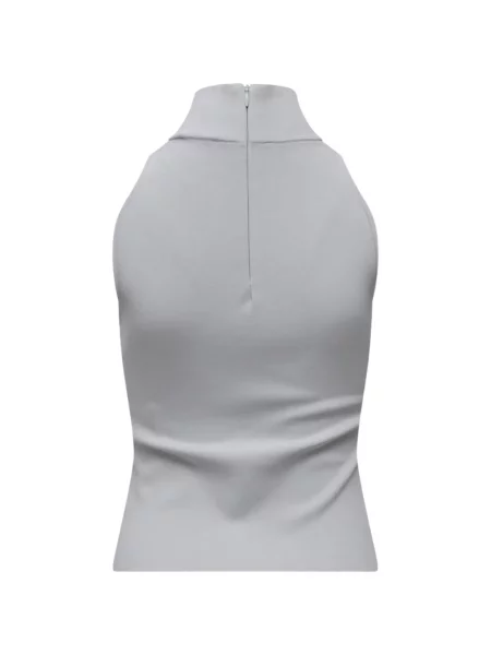 Top Courreges fără mâneci gri