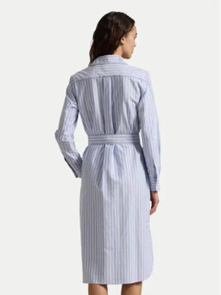 Polo Ralph Lauren Košilové šaty Světle modrá
