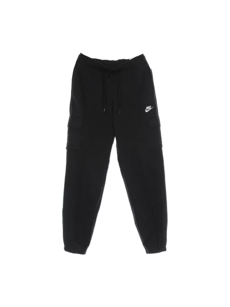 Spodnie cargo Nike polarowe klasyczne czarne