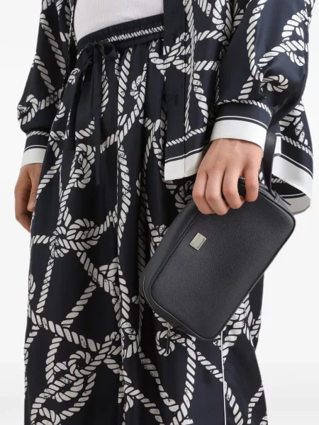 Geantă Dolce & Gabbana din piele albastru