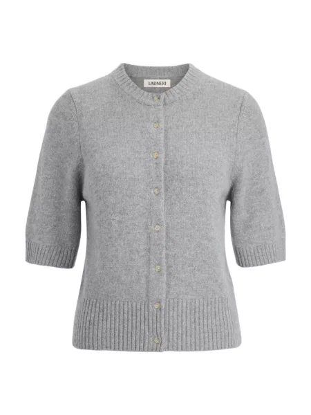 Kardigan Ladneri z kaszmiru szary