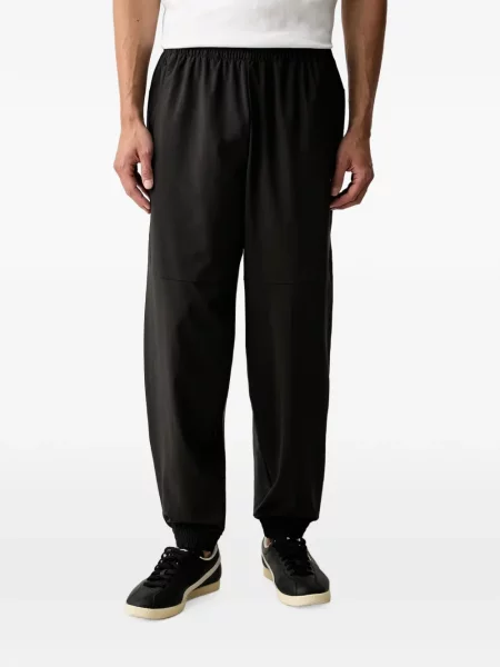 Pantaloni Puma cu imagine alergare negru