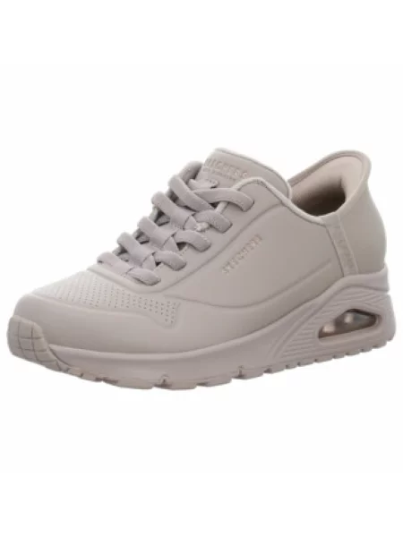 Sneakersy Skechers w jednolitym kolorze szare