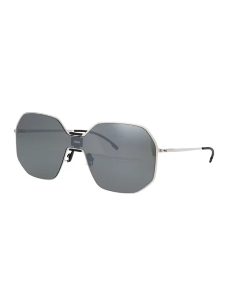 Lniane okulary przeciwsłoneczne Mykita szare