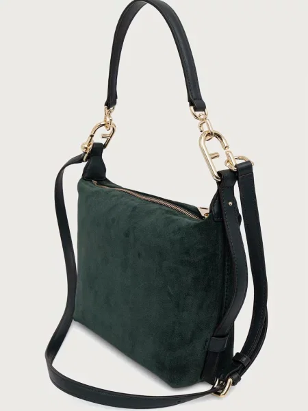 Кожаная сумка хобо Furla