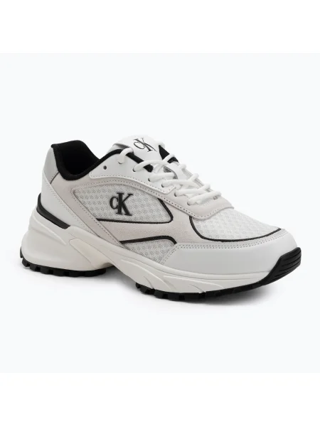 Női cipők Calvin Klein Hike Runner Mesh Mix MET MG bright white/black. Méret: 41 EU fehér
