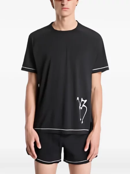 Tricou Y-3 cu imagine negru