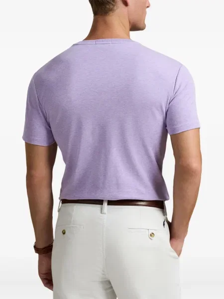 Плисирана шапка с козирки Polo Ralph Lauren на райета кепър синьо
