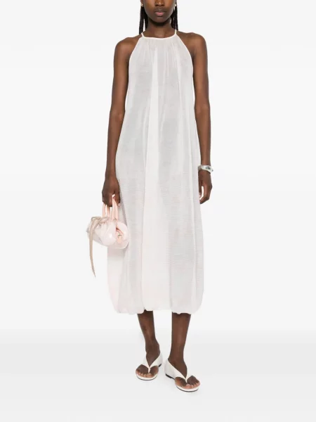 Sukienka midi Cfcl bez rękawów różowa